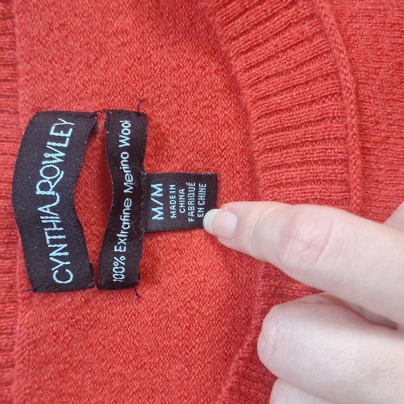 Orange Merino Pullover 🧡 - Picture 6 of 6